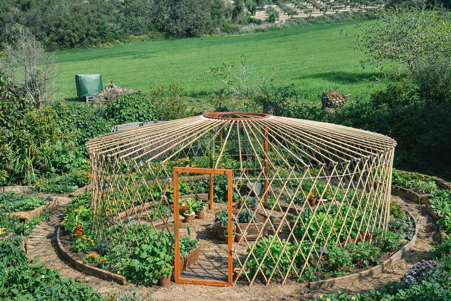 Mallorca Decorative garden yurt